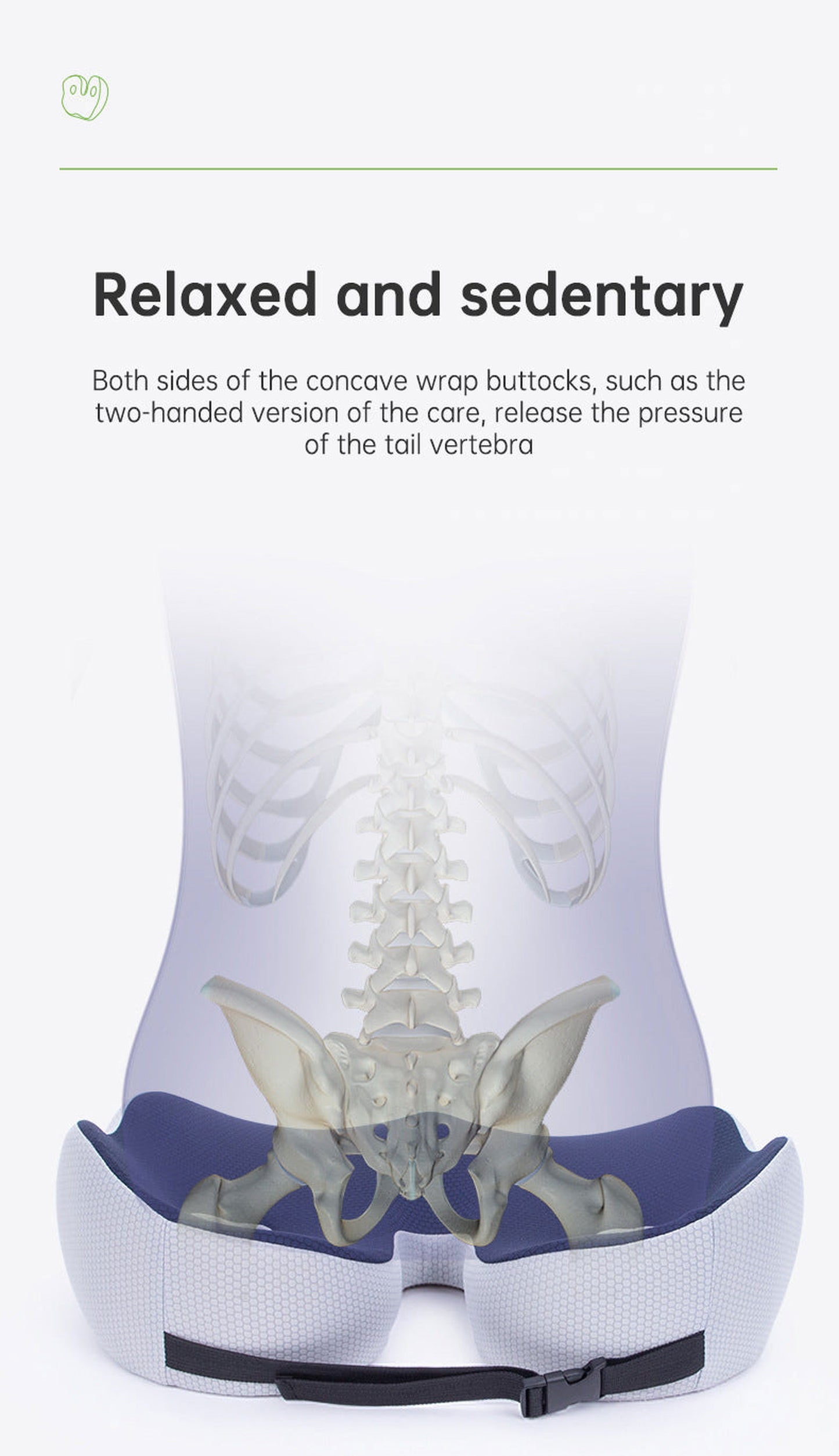 ComfortFlex™️- OrthoSoothe Memory Foam Seat Cushion - Luceroclub.com