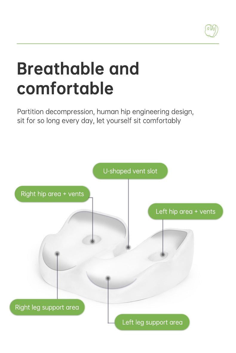 ComfortFlex™️- OrthoSoothe Memory Foam Seat Cushion - Luceroclub.com