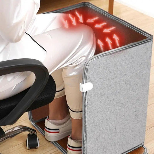CozyFeet: Foldable 3D Under Desk Foot Warmer with Timer and Auto Shut Off - Luceroclub.com