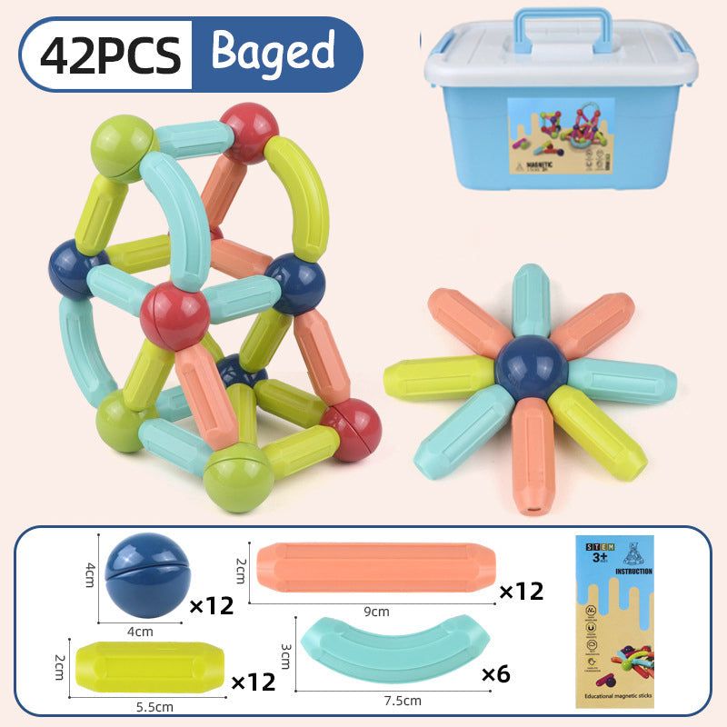 Educational Magnetic Stick Building Toys - Luceroclub.com
