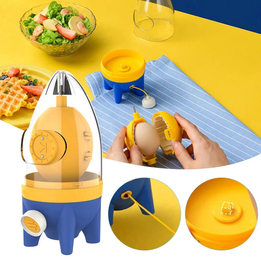 Eggstronaut™ Golden Egg Mixer and Cutter - Luceroclub.com