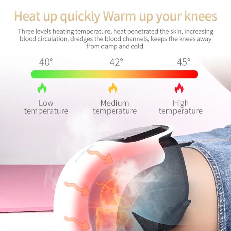 LuxoRelief™️ Knee Heat Massager - Luceroclub.com